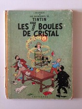 LES AVENTURES DE TINTIN LES 7 BOULES DE CRISTAL - CASTERMAN - HERGE ANNEES 50