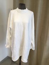 Tres belle robe sweat coton blanc Mino du Sud 40 tbe