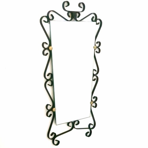 Miroir vintage fer - miroir, forgé