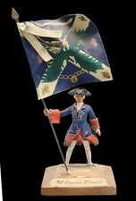 Porte-étendard régiment ECOSSAIS d'OGILVY  Bernard VANOT 1950  / soldier  soldat