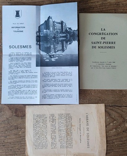 Lot documents anciens abbaye - 3,