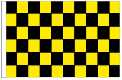Drapeau courtoisie jaune - de,
