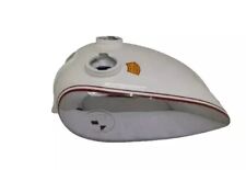 Réservoir d'essence PUCH 250 TF 1952 250Cc en acier blanc et chromé /FIT FOR