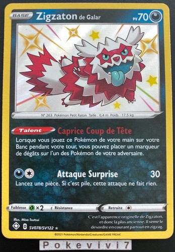 Carte pokemon zigzaton - carte,