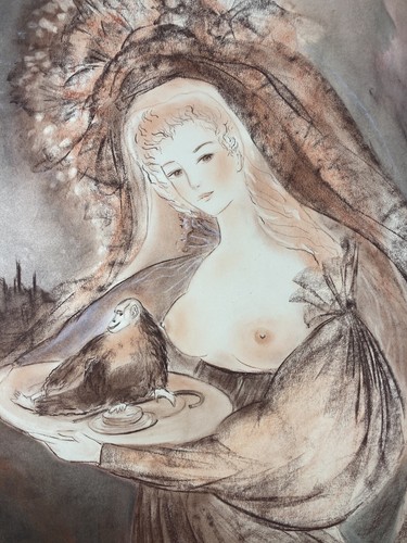 Dessin pastel sec isa celini - dessin,