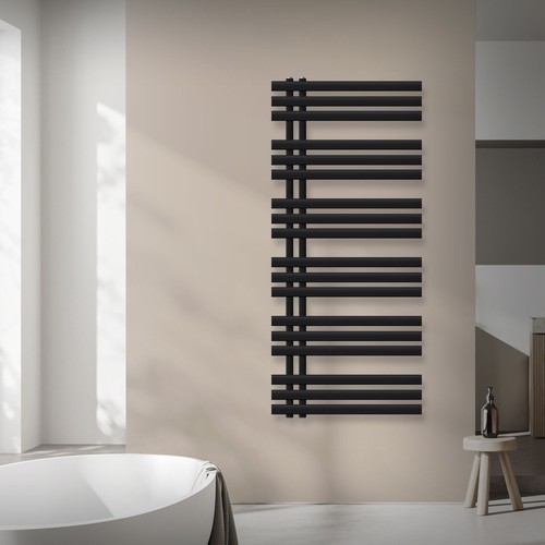 Radiateur porte serviette noir