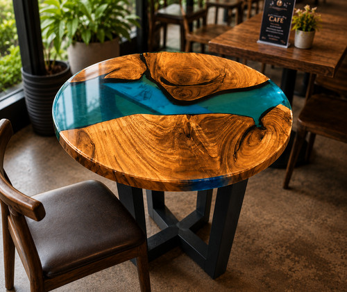 Table basse bistrot bois - table,