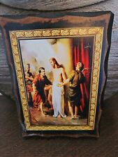 une petite très jolie icône religieuse représentant Jésus