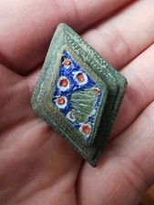 Fibule Romaine Bronze Émaillée Antique Archéologie Romain