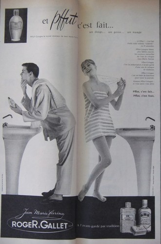 Publicité 1959 roger gallet - &,