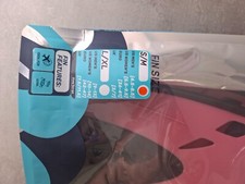 Palmes Tonga Cressi 36/41 femmes noires et roses 45x7cm neuves jamais portées