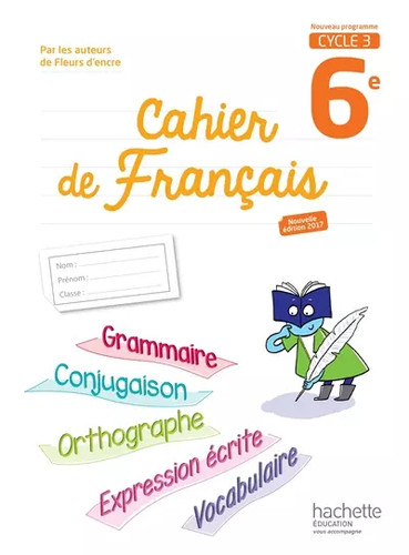 Cahier français cycle - français, 3