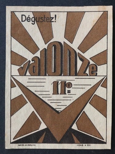Ancienne étiquette vin