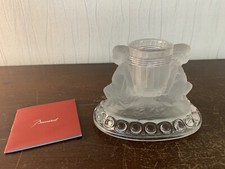 Porte allumettes porteurs de tonneau en cristal de Baccarat