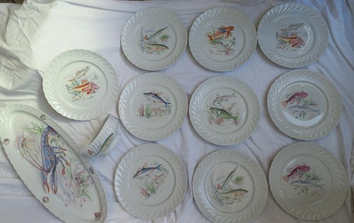 Service poisson assiettes
