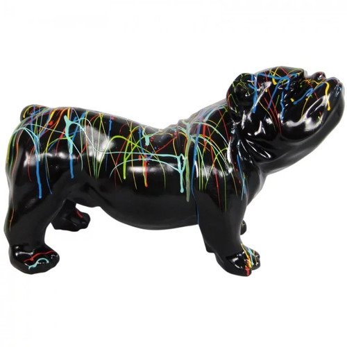 Statue résine chien - résine,
