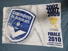 Drapeau Girondins Finale 2010 OM BORDEAUX football supporters no maillot