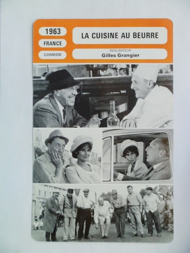 Carte fiche cinema 1963 - carte,
