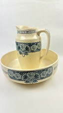 Broc et vasque en faience