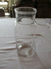 Grand bocal ancien en verre pot à bonbons ou pâtes 3 litres  SANS COUVERCLE