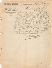 FACTURE  1900 EPICERIE ET