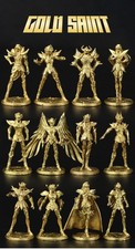 Figurine Chevalier Du Zodiaque Statuette Metal Gold Saint Seiya 5cm Dorée 
