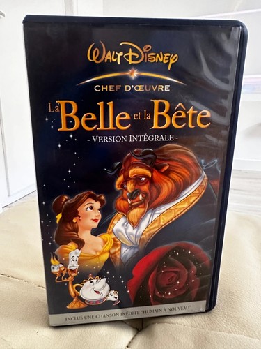 Cassette vhs disney belle - vhs, la