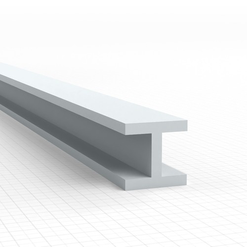 Plasticard profilé poutre - profilÉ, en