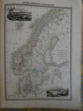 Carte illustrée issue atlas