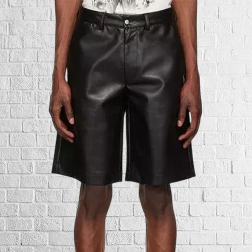 Shorts cuir agneau - shorts, d'agneau