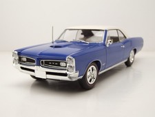 Pontiac GTO 1966 Bleu Blanc