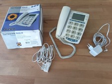 Telephone fixe grosse touche Temporis MAX confort Blanc Alcatel
