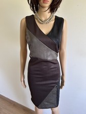 Robe marron et noire neuve