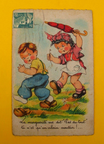 Carte postale 1945 fantaisie - postale,