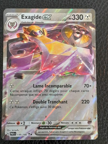 Carte pokémon exagide ex - carte,