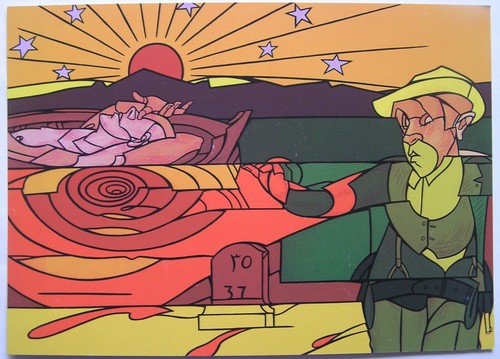 Valerio adami carton d - valerio,