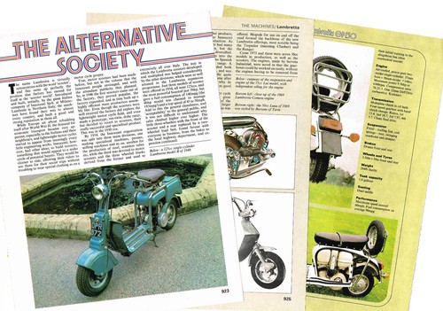 Old lambretta scooter - lambretta,