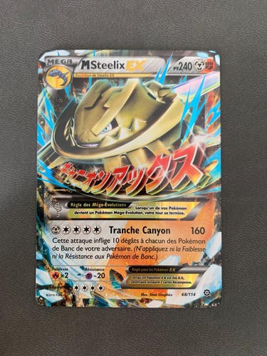 Carte pokémon steelix - carte, ex