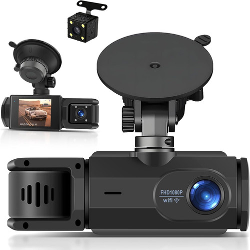 Dash cam avec caméra recul - avec,