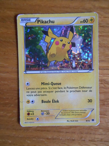 Carte pokémon holo pikachu - pikachu, 60
