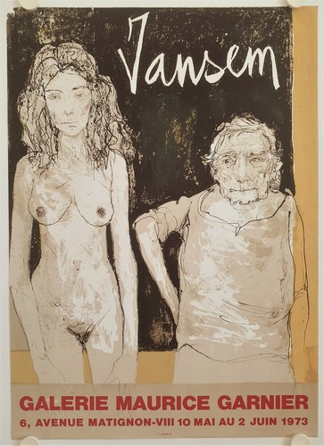 Affiche jansem 1973 - jansem, exposition