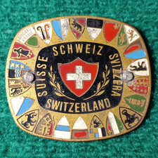 PLAQUE/INSIGNE BROCHE SUISSE -