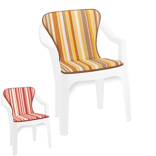 Coussin chaise lignes - coussin,