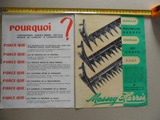 2 X Prospectus Rateaux MASSEY