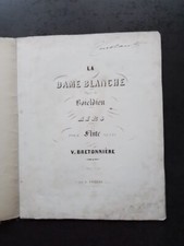 PARTITION ANCIENNE FLUTE SOLO