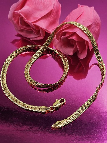 Collier serpent plaqué 18k - collier, or