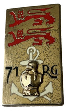INSIGNE MILITAIRE GENIE : " 71° REGIMENT DU GENIE " DRAGO PARIS G2149 2 ANNEAUX