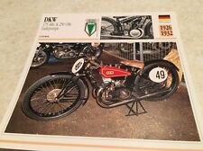 Carte moto DKW 175 ARe 250 ORe
