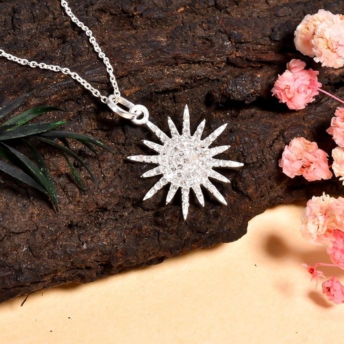 Collier pendentif soleil - collier,