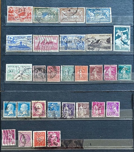 France lot 29 timbres - de,